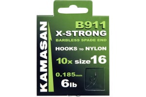 Kamasan B911 X-Strong Hooks To Nylon